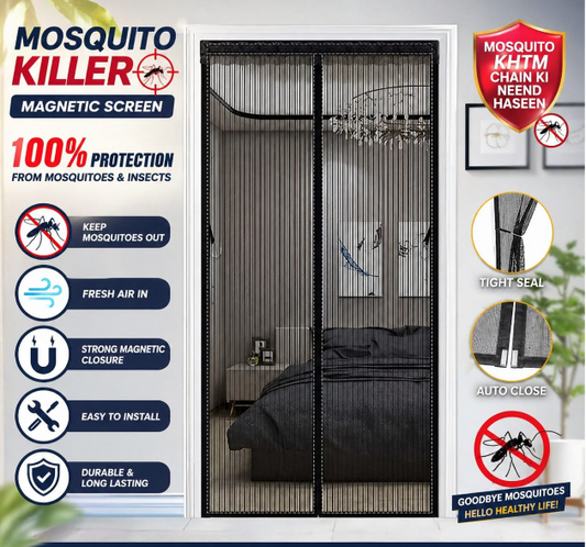 Magic Magnetic Mesh Door –No More Mosquito Problem