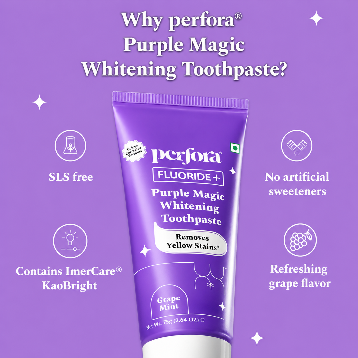 Purple Magic Whitening Toothpaste
