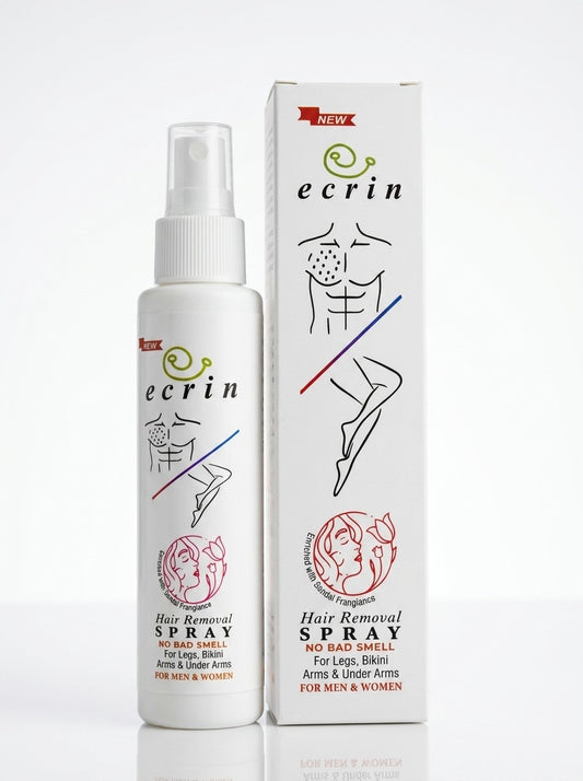 Ecrin Instant Hair Removal Spray – Fast, Painless & Smooth Hair Remover for Men & Women