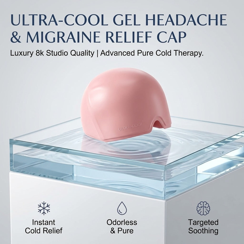 Premium Hot & Cold Therapy Eye Mask | Cooling Gel Compress for Migraine, Puffy Eyes & Relaxation