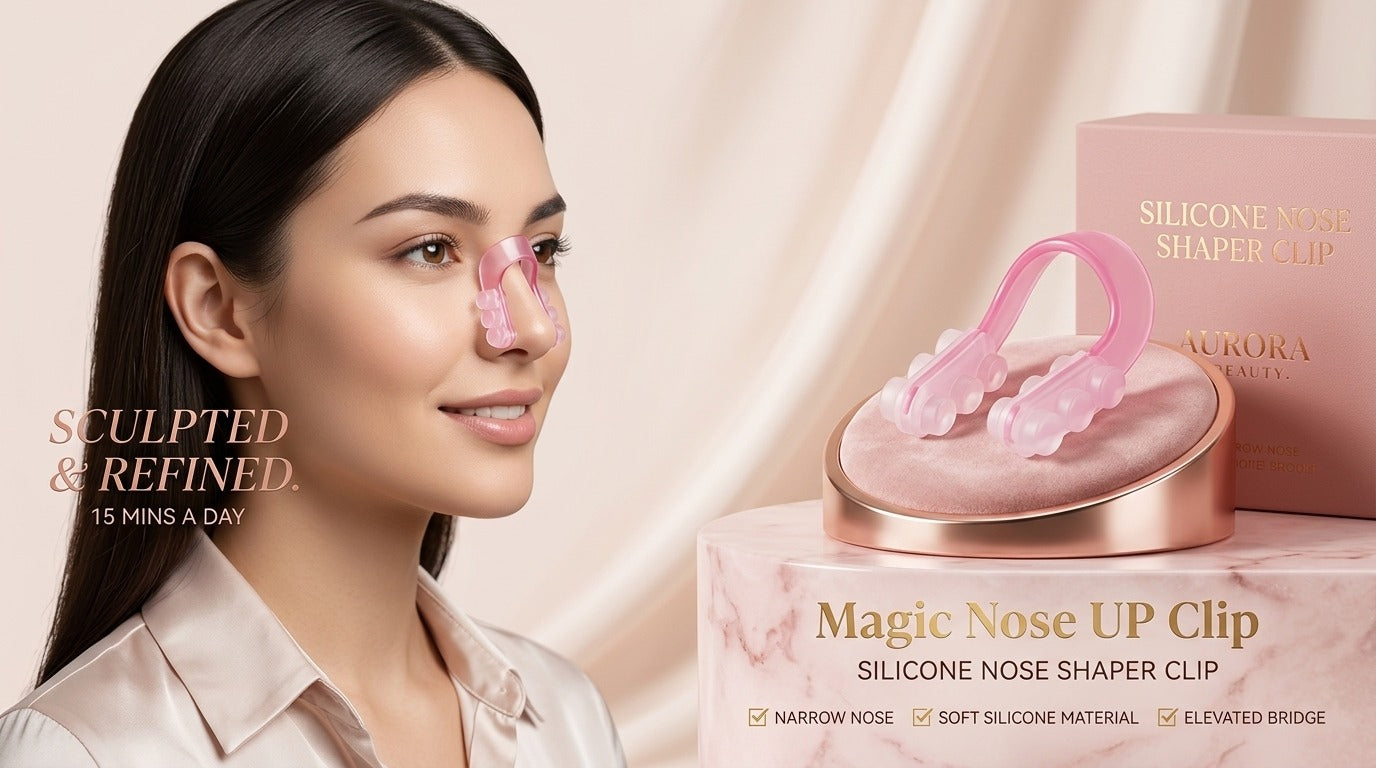 Premium Silicone Nose Shaper Clip | Reusable Soft Nose Lifting & Beauty Shaping Tool for Men & Women