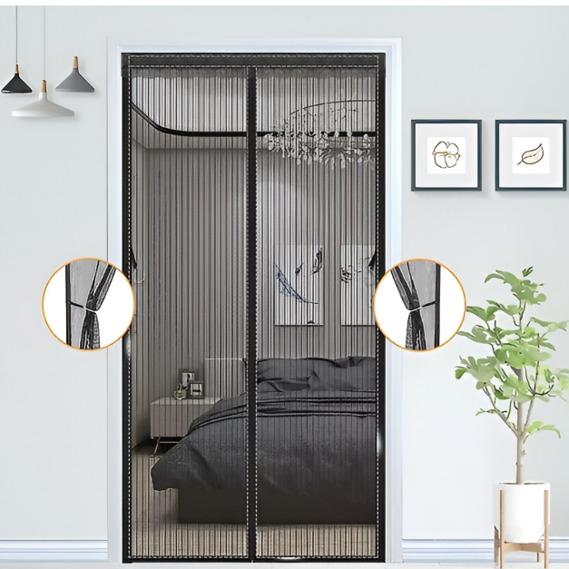 Magic Magnetic Mesh Door –No More Mosquito Problem