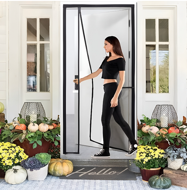 Magic Magnetic Mesh Door –No More Mosquito Problem