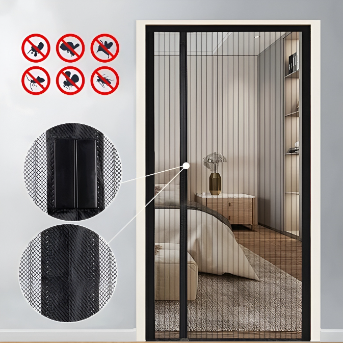 Magic Magnetic Mesh Door –No More Mosquito Problem