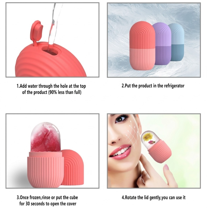 Ice Face Roller for Skin Care – Reduce Puffiness & Refresh Skin