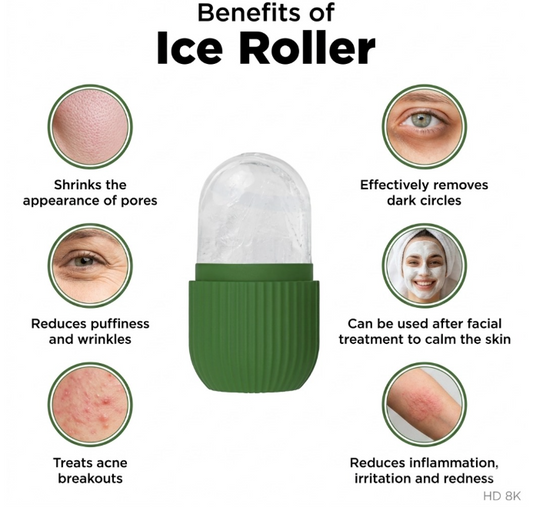 Ice Face Roller for Skin Care – Reduce Puffiness & Refresh Skin