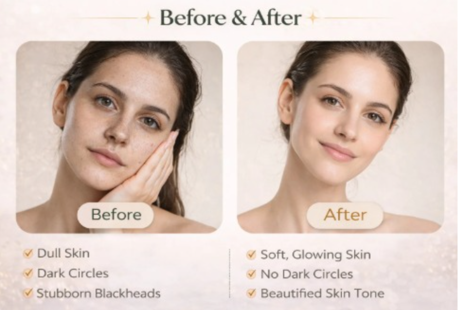 Jade Roller & Gua Sha Facial Massage Set – Reduce Puffiness & Enhance Natural glow