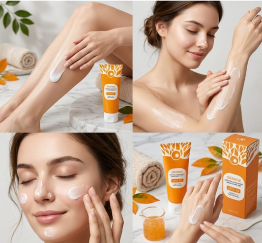 Orange Enzyme Exfoliating Gel – Deep Pore Cleansing & Dead Skin Removal Face Exfoliator