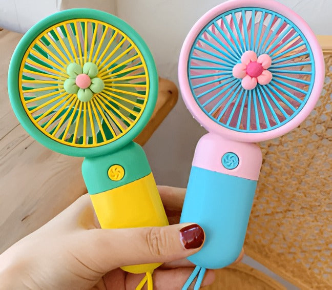 USB Rechargeable hand Fan – Compact & Powerful Cooling