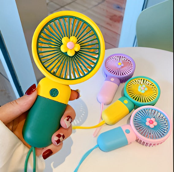 USB Rechargeable hand Fan – Compact & Powerful Cooling