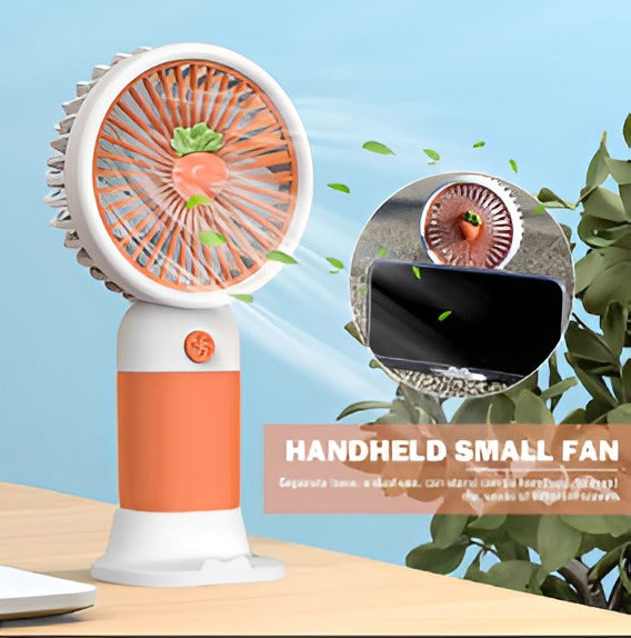 Smart Portable Hand Fan – Long Battery Life & Quiet Operation