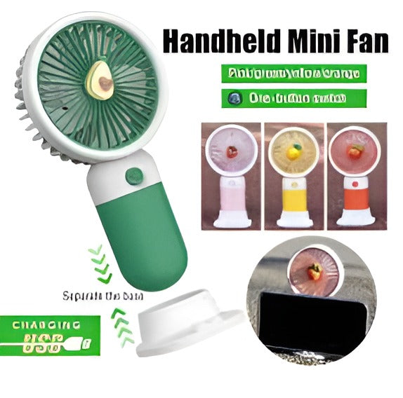 Smart Portable Hand Fan – Long Battery Life & Quiet Operation