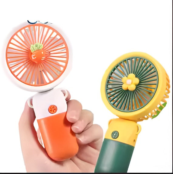 Smart Portable Hand Fan – Long Battery Life & Quiet Operation