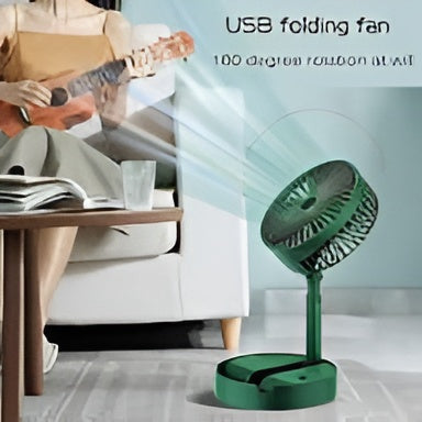 Portable Rechargeable Table Fan  – Silent, Compact & Stylish