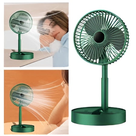 Portable Rechargeable Table Fan  – Silent, Compact & Stylish