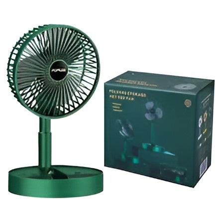 Portable Rechargeable Table Fan  – Silent, Compact & Stylish