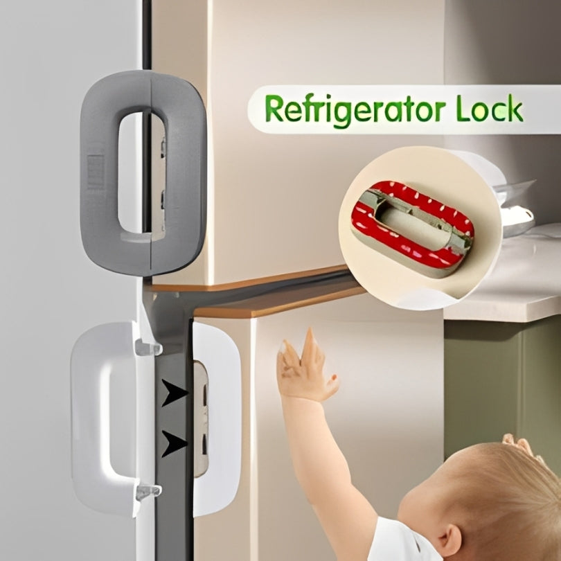 Refrigerator Lock for Child Safety Cabinet Lock Fridge Freezer Door Lock
