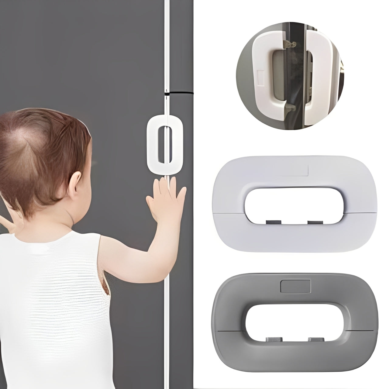 Refrigerator Lock for Child Safety Cabinet Lock Fridge Freezer Door Lock