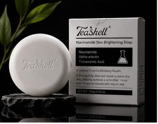Teashell Niacinamide Whitening Soap – Bright, Smooth & Glowing Skin